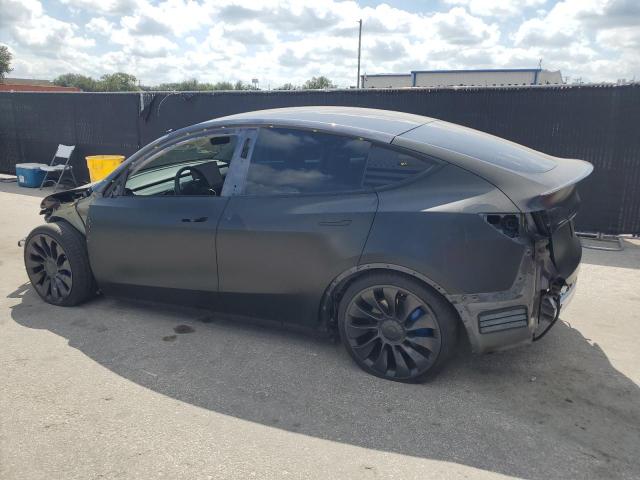 5YJYGDEF8MF258793 - 2021 TESLA MODEL Y BLACK photo 2