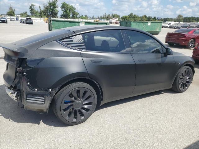 5YJYGDEF8MF258793 - 2021 TESLA MODEL Y BLACK photo 3