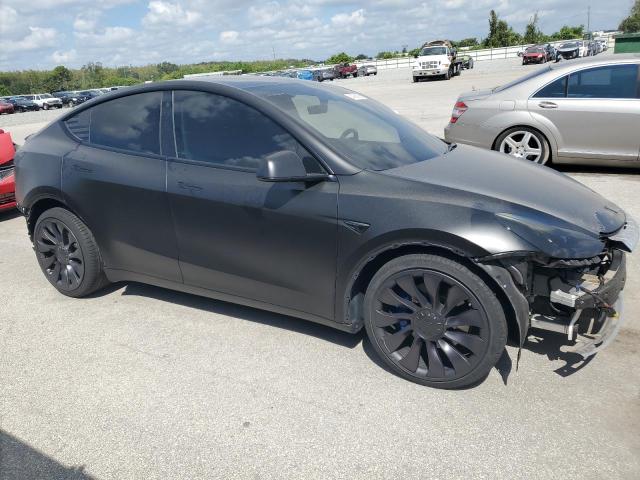 5YJYGDEF8MF258793 - 2021 TESLA MODEL Y BLACK photo 4