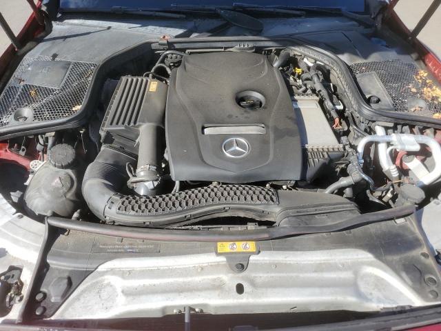 55SWF4KBXHU217873 - 2017 MERCEDES-BENZ C 300 4MATIC BURGUNDY photo 11