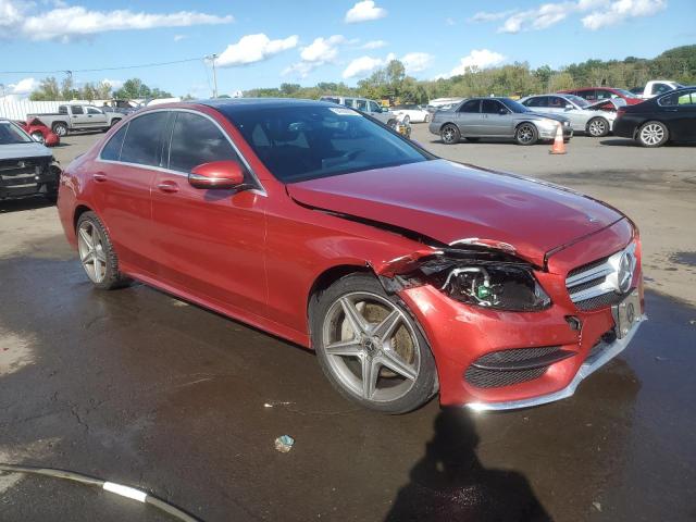 55SWF4KBXHU217873 - 2017 MERCEDES-BENZ C 300 4MATIC BURGUNDY photo 4