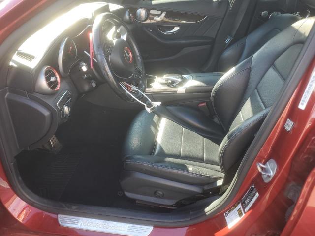 55SWF4KBXHU217873 - 2017 MERCEDES-BENZ C 300 4MATIC BURGUNDY photo 7