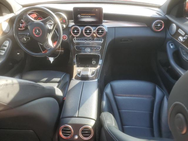 55SWF4KBXHU217873 - 2017 MERCEDES-BENZ C 300 4MATIC BURGUNDY photo 8