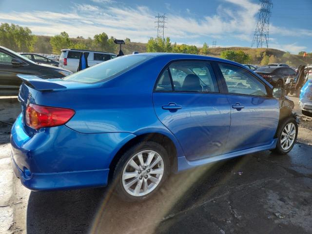 1NXBU40E79Z034681 - 2009 TOYOTA COROLLA BASE BLUE photo 3