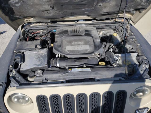 1C4HJWEG4CL112652 - 2012 JEEP WRANGLER UNLIMITED SAHARA თაფლისფერი ფოტო 11