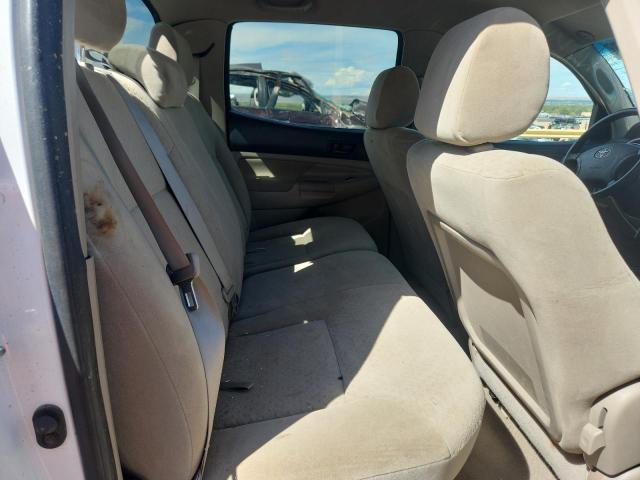 3TMLU42N26M007720 - 2006 TOYOTA TACOMA DOUBLE CAB WHITE photo 10