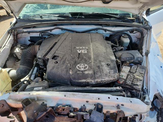 3TMLU42N26M007720 - 2006 TOYOTA TACOMA DOUBLE CAB WHITE photo 11