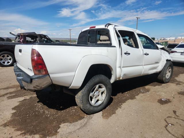 3TMLU42N26M007720 - 2006 TOYOTA TACOMA DOUBLE CAB WHITE photo 3