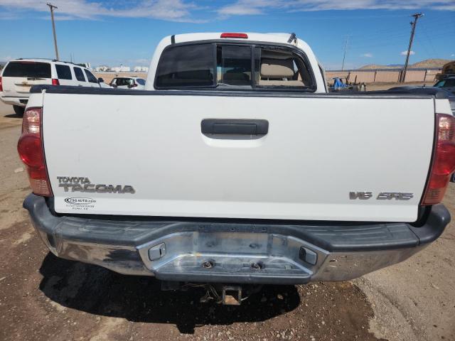 3TMLU42N26M007720 - 2006 TOYOTA TACOMA DOUBLE CAB WHITE photo 6