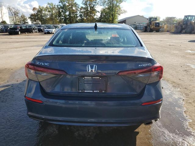 2HGFE2F54SH572862 - 2025 HONDA CIVIC SPORT BLUE photo 6