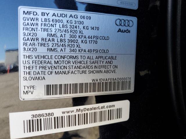 WA1DVAFE9AD000076 - 2010 AUDI Q7 PRESTIGE 黑色 照片 12