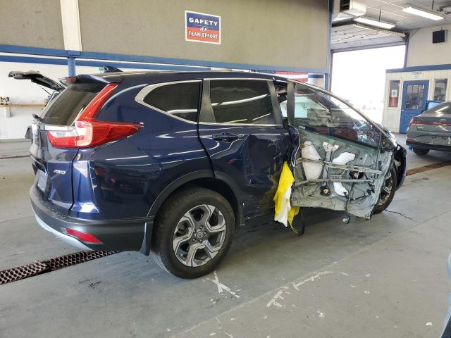 2HKRW2H82JH641196 - 2018 HONDA CR-V EXL BLUE photo 3
