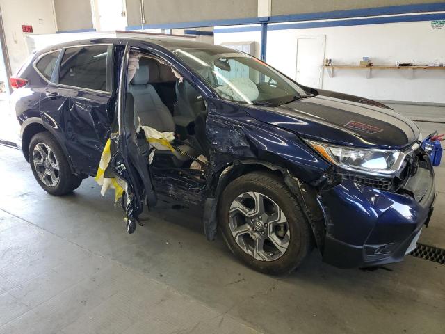2HKRW2H82JH641196 - 2018 HONDA CR-V EXL BLUE photo 4