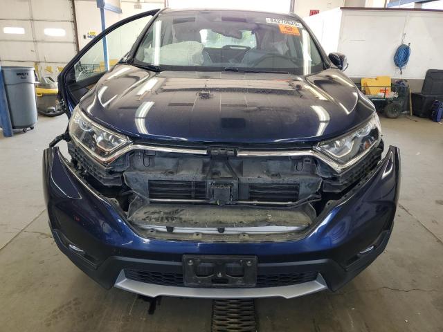 2HKRW2H82JH641196 - 2018 HONDA CR-V EXL BLUE photo 5