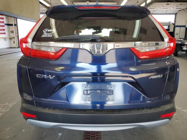2HKRW2H82JH641196 - 2018 HONDA CR-V EXL BLUE photo 6