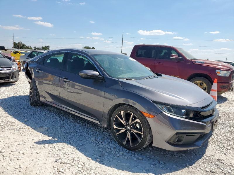 2HGFC2F84LH561653 - 2020 HONDA CIVIC SPORT GRAY photo 4