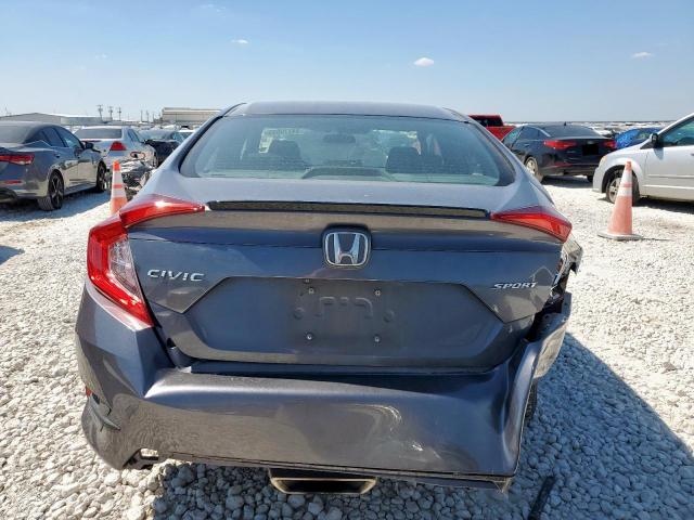 2HGFC2F84LH561653 - 2020 HONDA CIVIC SPORT GRAY photo 6