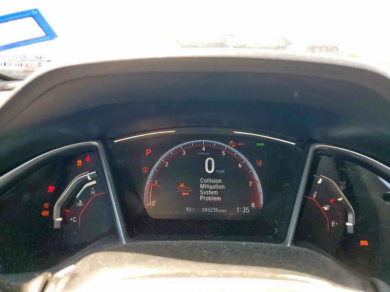 2HGFC2F84LH561653 - 2020 HONDA CIVIC SPORT GRAY photo 9