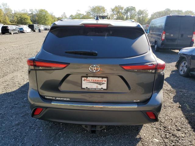 5TDKDRAH9PS022284 - 2023 TOYOTA HIGHLANDER L GRAY photo 6