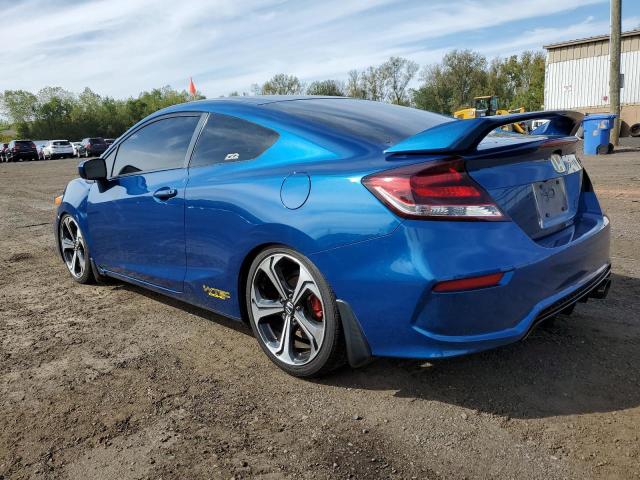 2HGFG4A55FH700318 - 2015 HONDA CIVIC SI BLUE photo 2