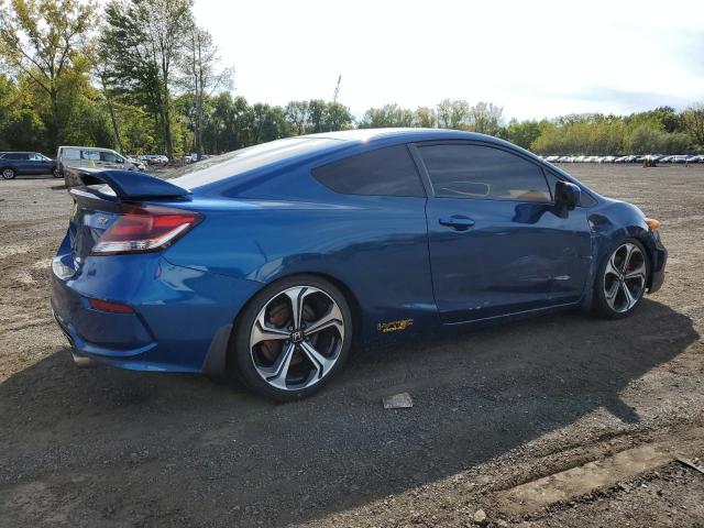 2HGFG4A55FH700318 - 2015 HONDA CIVIC SI BLUE photo 3