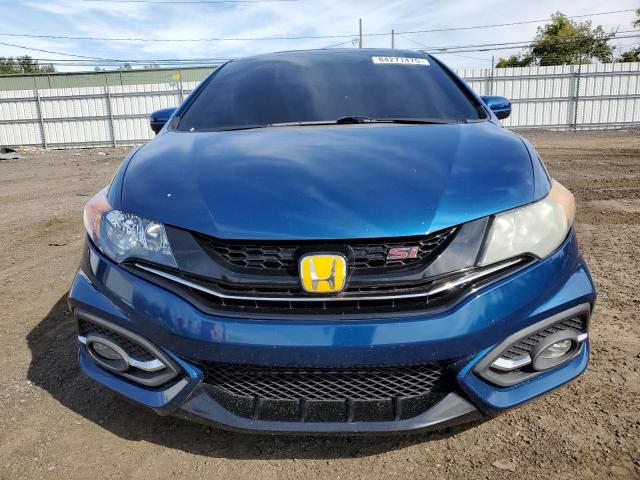 2HGFG4A55FH700318 - 2015 HONDA CIVIC SI BLUE photo 5