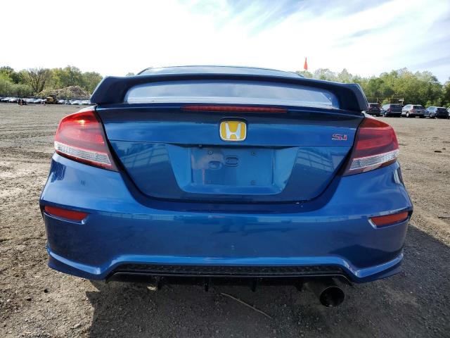 2HGFG4A55FH700318 - 2015 HONDA CIVIC SI BLUE photo 6