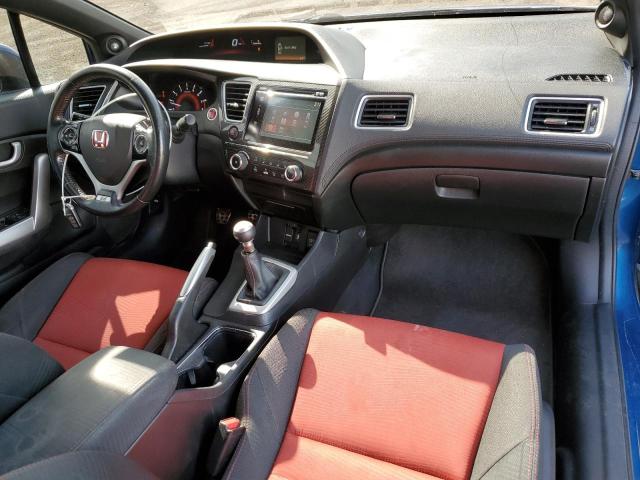 2HGFG4A55FH700318 - 2015 HONDA CIVIC SI BLUE photo 8