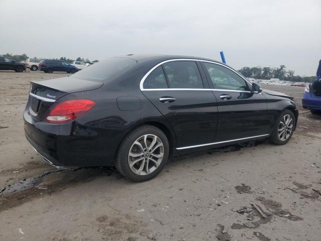 55SWF4KB0GU111687 - 2016 MERCEDES-BENZ C 300 4MATIC BLACK photo 3