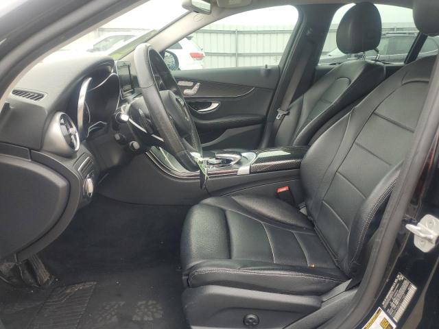 55SWF4KB0GU111687 - 2016 MERCEDES-BENZ C 300 4MATIC BLACK photo 7