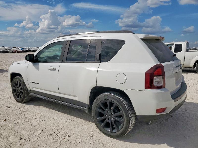 1C4NJCBA7ED766947 - 2014 JEEP COMPASS SPORT WHITE photo 2