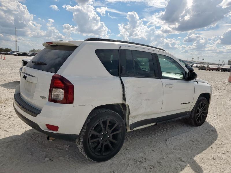 1C4NJCBA7ED766947 - 2014 JEEP COMPASS SPORT WHITE photo 3