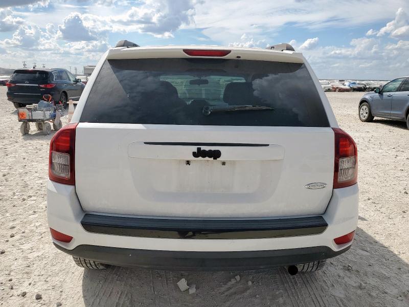 1C4NJCBA7ED766947 - 2014 JEEP COMPASS SPORT WHITE photo 6