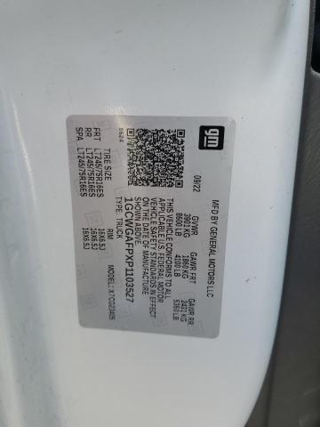 1GCWGAFPXP1103527 - 2023 CHEVROLET EXPRESS G2 WHITE photo 13