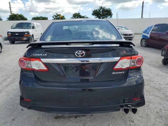 5YFBU4EEXBP002453 - 2011 TOYOTA COROLLA BASE Սև լուսանկար 6