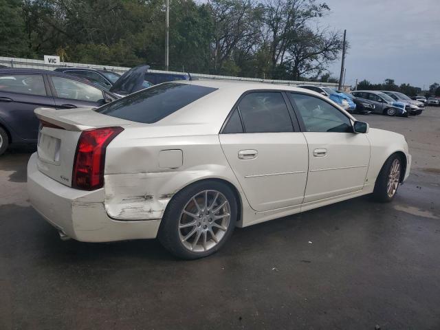 1G6DP577470187902 - 2007 CADILLAC CTS HI FEATURE V6 WHITE photo 3
