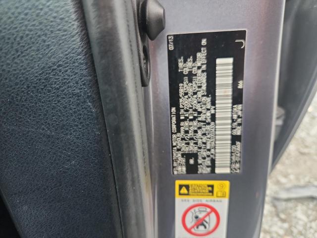 JTJBK1BA3D2034309 - 2013 LEXUS RX 350 BASE Gris photo 13