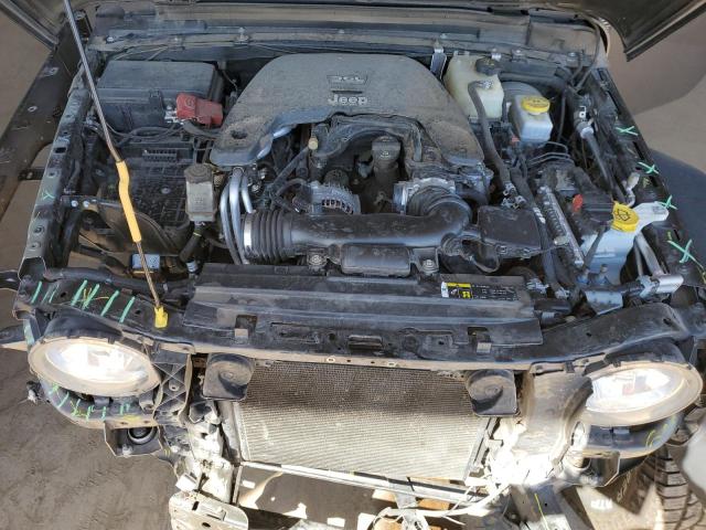 1C4HJXDG7KW633837 - 2019 JEEP WRANGLER U SPORT GRAY photo 11