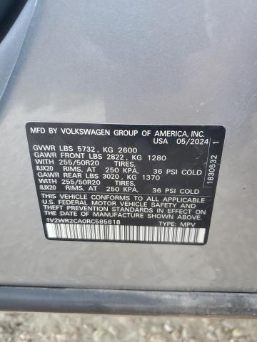 1V2WR2CA0RC585818 - 2024 VOLKSWAGEN ATLAS SE Silber Foto 13