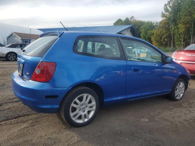 SHHEP335X3U404275 - 2003 HONDA CIVIC SI BLUE photo 3