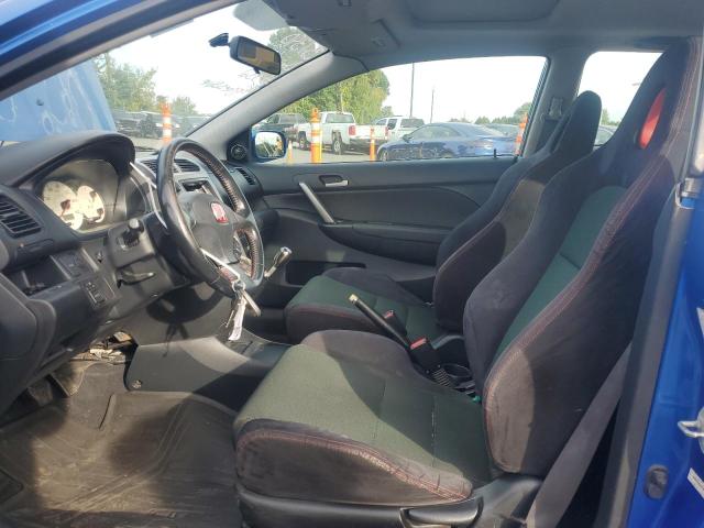 SHHEP335X3U404275 - 2003 HONDA CIVIC SI BLUE photo 7