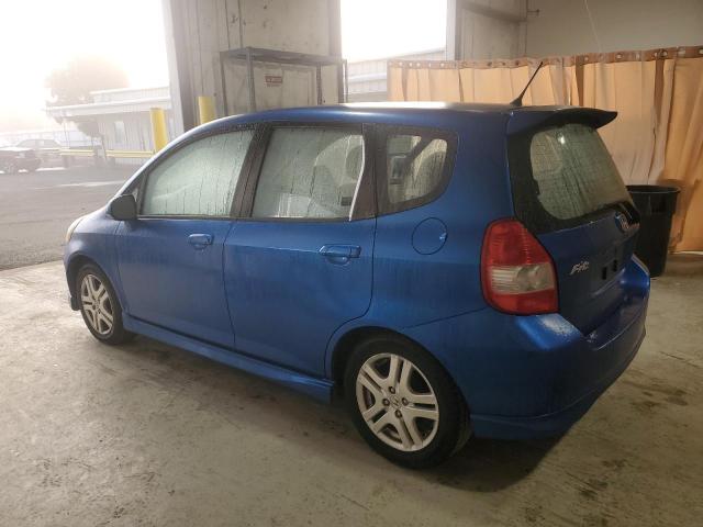 JHMGD37607S055544 - 2007 HONDA FIT S 蓝色 照片 2