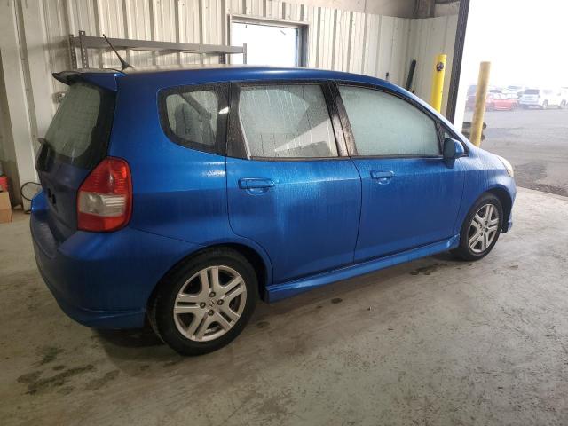 JHMGD37607S055544 - 2007 HONDA FIT S 蓝色 照片 3