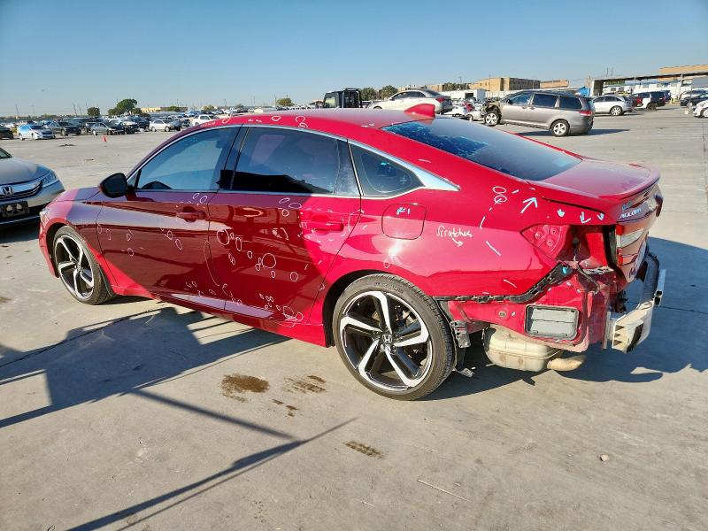 1HGCV1F34JA207025 - 2018 HONDA ACCORD SPORT 红色 照片 2