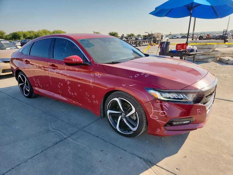 1HGCV1F34JA207025 - 2018 HONDA ACCORD SPORT 红色 照片 4
