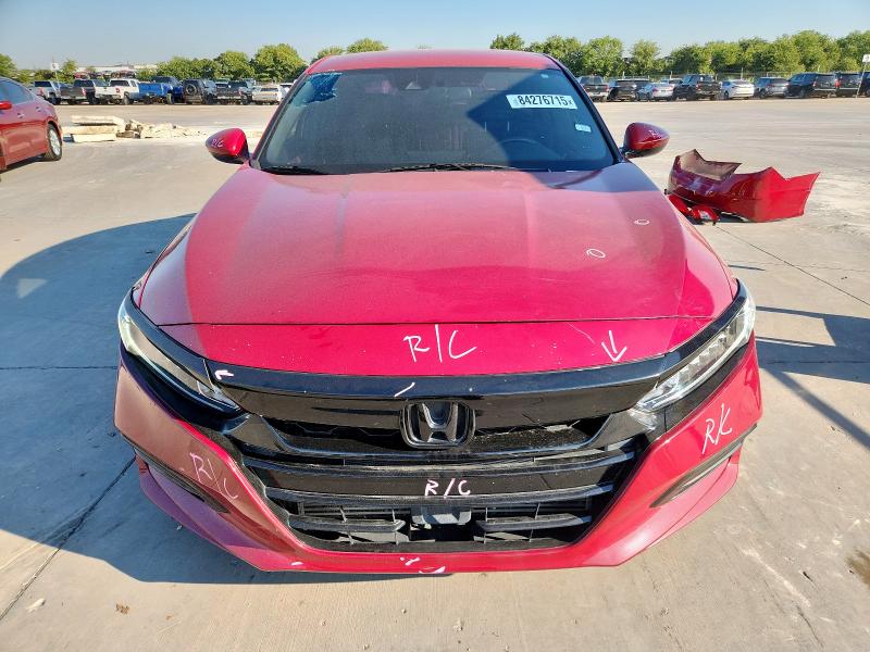 1HGCV1F34JA207025 - 2018 HONDA ACCORD SPORT 红色 照片 5