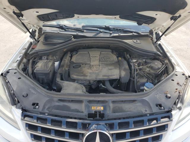 4JGDA5HB9EA288518 - 2014 MERCEDES-BENZ ML 350 4MATIC WHITE photo 12