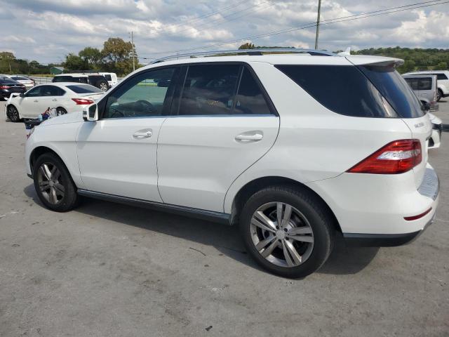 4JGDA5HB9EA288518 - 2014 MERCEDES-BENZ ML 350 4MATIC WHITE photo 2