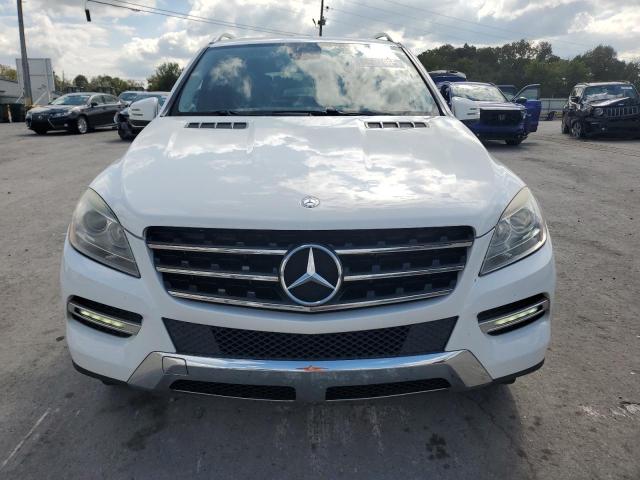 4JGDA5HB9EA288518 - 2014 MERCEDES-BENZ ML 350 4MATIC WHITE photo 5