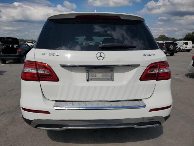 4JGDA5HB9EA288518 - 2014 MERCEDES-BENZ ML 350 4MATIC WHITE photo 6